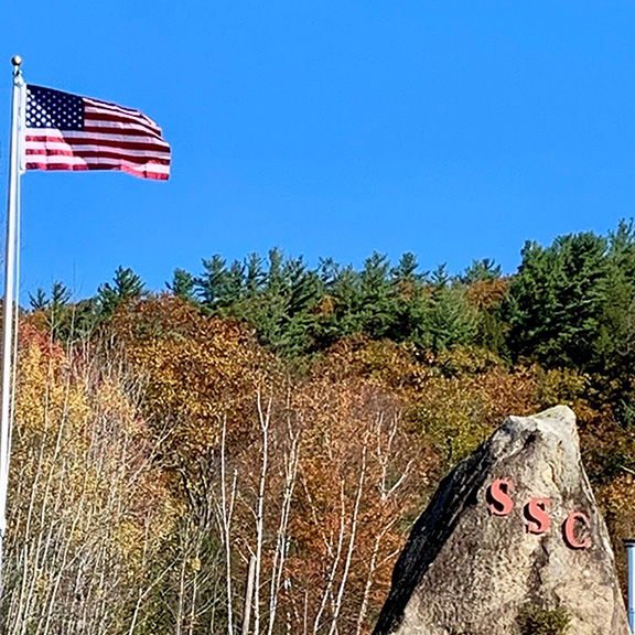 SSC flag pole